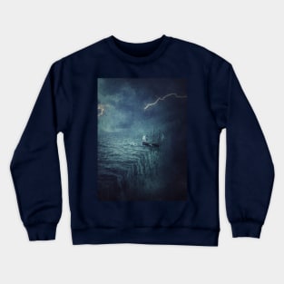 crashing ship Crewneck Sweatshirt